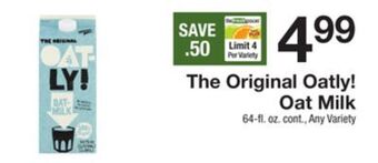 The Fresh Grocer Oat milk offer