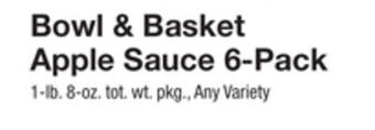 The Fresh Grocer Apple sauce 6-pack offer