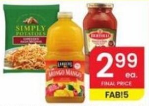 Albertsons SIMPLY POTATOES offer