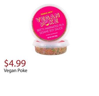 Trader Joe's Vegan poke offer