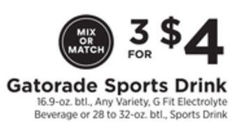 ShopRite Sports drink offer