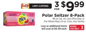 ShopRite Seltzer 8-pack offer