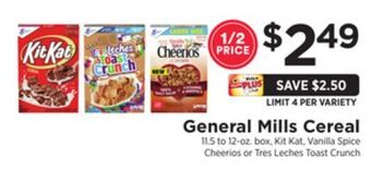 ShopRite Cereal offer