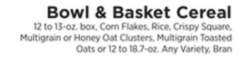 ShopRite Cereal offer