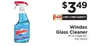 ShopRite Glass cleaner offer