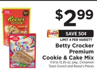 ShopRite Premium cookie & cake mix offer