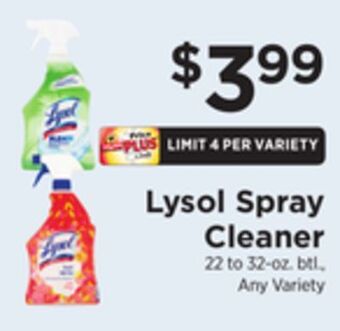 ShopRite Spray cleaner offer