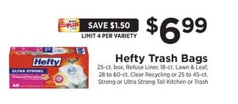ShopRite Trash bags offer