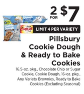 ShopRite Cookie dough & ready to bake cookies offer