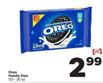 Weis Markets Oreo family size offer