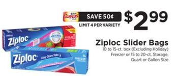 ShopRite Slider bags offer