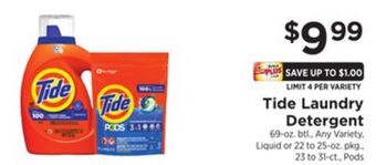 ShopRite Laundry detergent offer