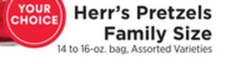 ShopRite Pretzels family size offer