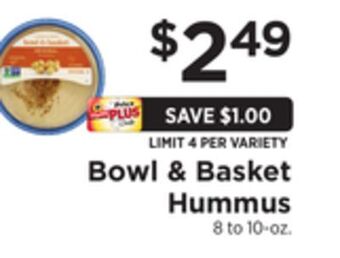 ShopRite Hummus offer