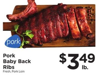 ShopRite Pork baby back ribs offer