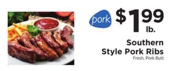 ShopRite Southern style pork ribs offer