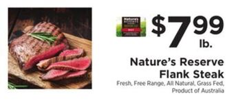 ShopRite Flank steak offer