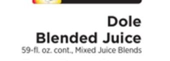 ShopRite Blended juice offer