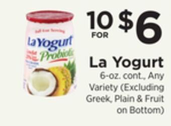 ShopRite La yogurt offer
