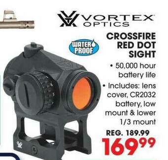 Big 5 Crossfire Red Dot Sight offer