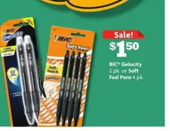 Family Dollar Bic Gelocity offer