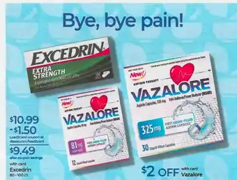 Rite Aid Excedrin Vazalore offer