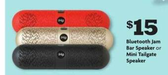 Family Dollar Bluetooth Jam Bar Speaker Or Mini Tailgate Speaker offer