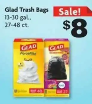 Family Dollar Gald Trash Bags offer