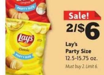 Family Dollar Lay's Party Size offer