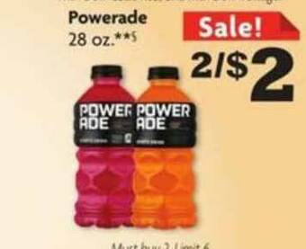 Family Dollar Powerade offer