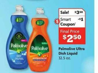 Family Dollar Palmolive Ultra Dish Liquid offer