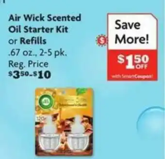 Family Dollar Air Wick Scented Oil Starter Kit offer