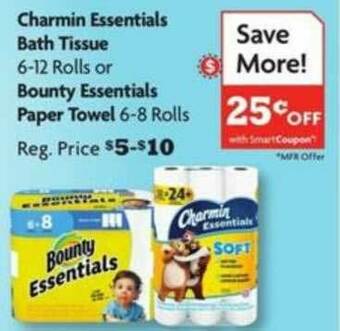 Family Dollar Bounty Essentials Paper Towels offer