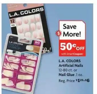 Family Dollar L.a Colors Artificial Nails Nail Glue offer