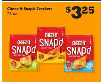 Family Dollar Cheez-it Snap'd Crackers offer