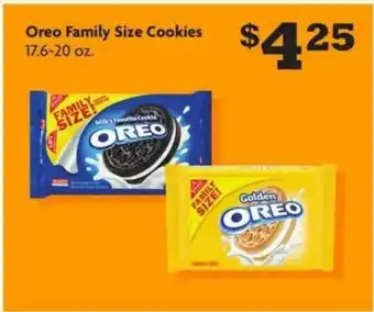 Family Dollar Oreo Family Size Cookies offer