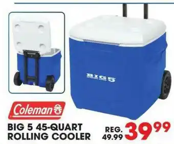 Big 5 Big 5 45-quart Rolling Cooler offer