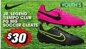 Big 5 Jr. Legend Tiempo Club Fg Mg Soccer Cleats offer