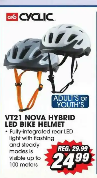 Big 5 Vt21 Nova Hybrid Led Bike Helmet offer