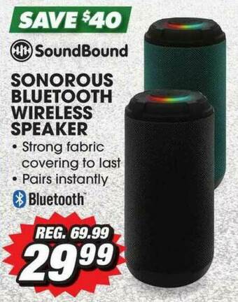 Big 5 Sonorous Bluetooth Wireless Speaker offer