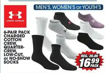 Big 5 6-pair Pack Charged Cotton Crew offer