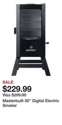 Cabela's Masterbuilt 30'' digital electric smoker offer