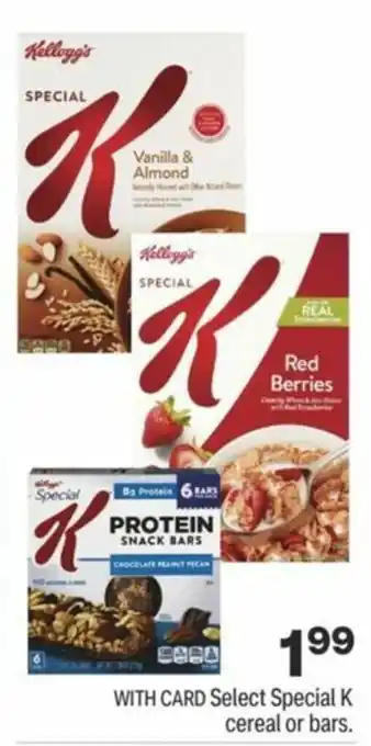 CVS Special K Cereal Or Bars offer
