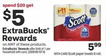 CVS Scott Paper Towels offer