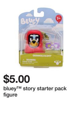 Five Below Bluey™ story starter pack figure offer