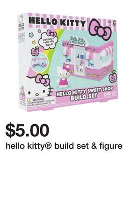 Five Below Hello kitty® build set & figure offer