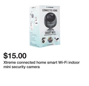 Five Below Xtreme connected home smart wi-fi indoor mini security camera offer