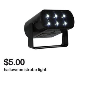 Five Below Halloween strobe light offer