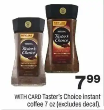 CVS Taster's Choice Instant Coffee 7 oz offer