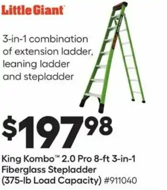 Lowe's FiberGlass Stepladder 911040 offer